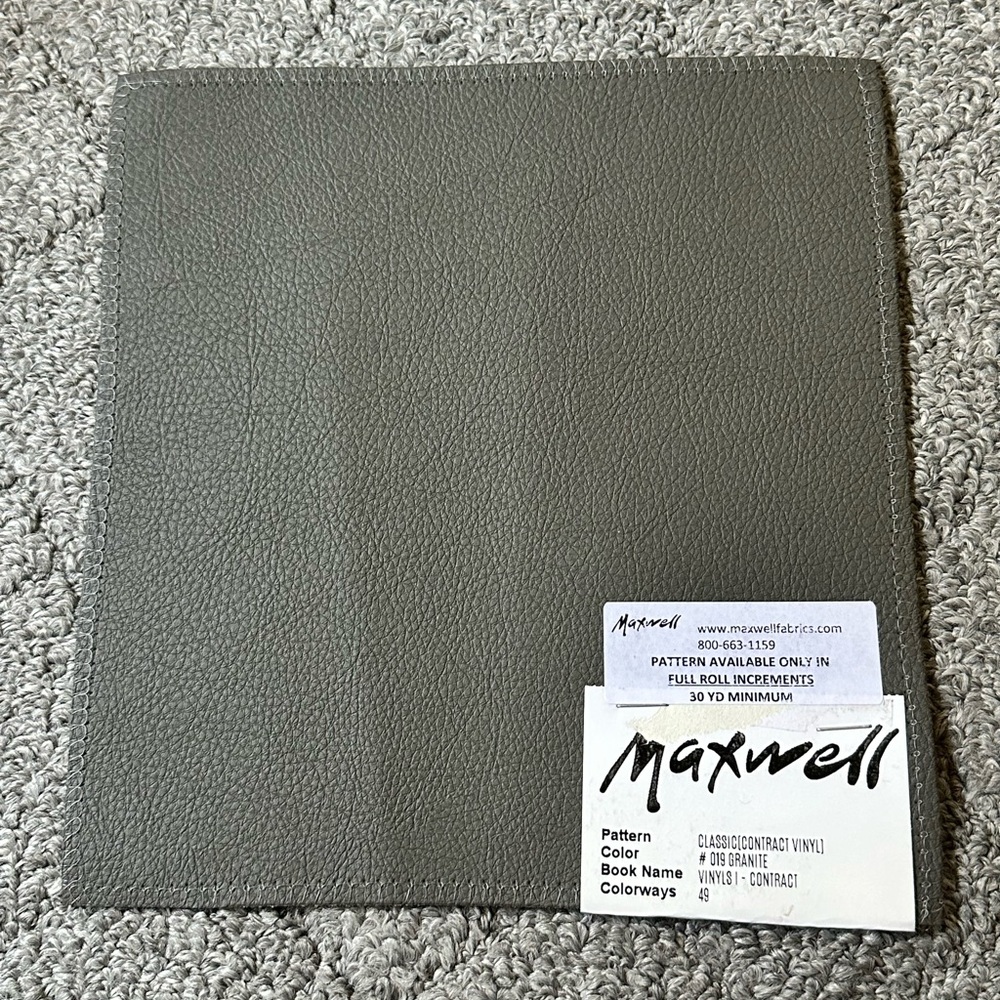 Lot of 11 Maxwell Fabric Samples Bewitched Vinyl Gray Safari Serpent Rhino Chia - Picture 5 of 13